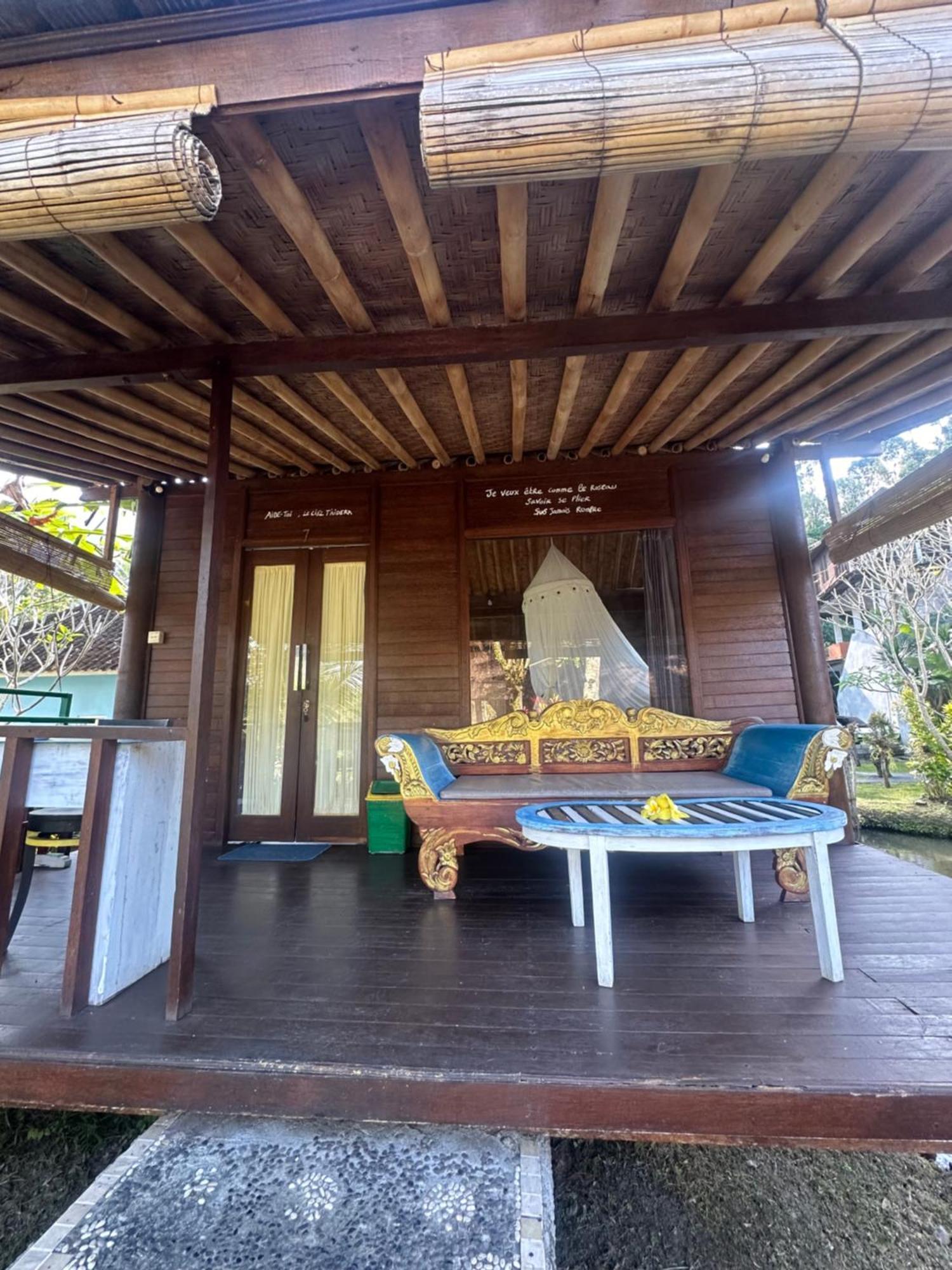 Villa Joglo Tepi Sungai Sidemen  Exterior foto