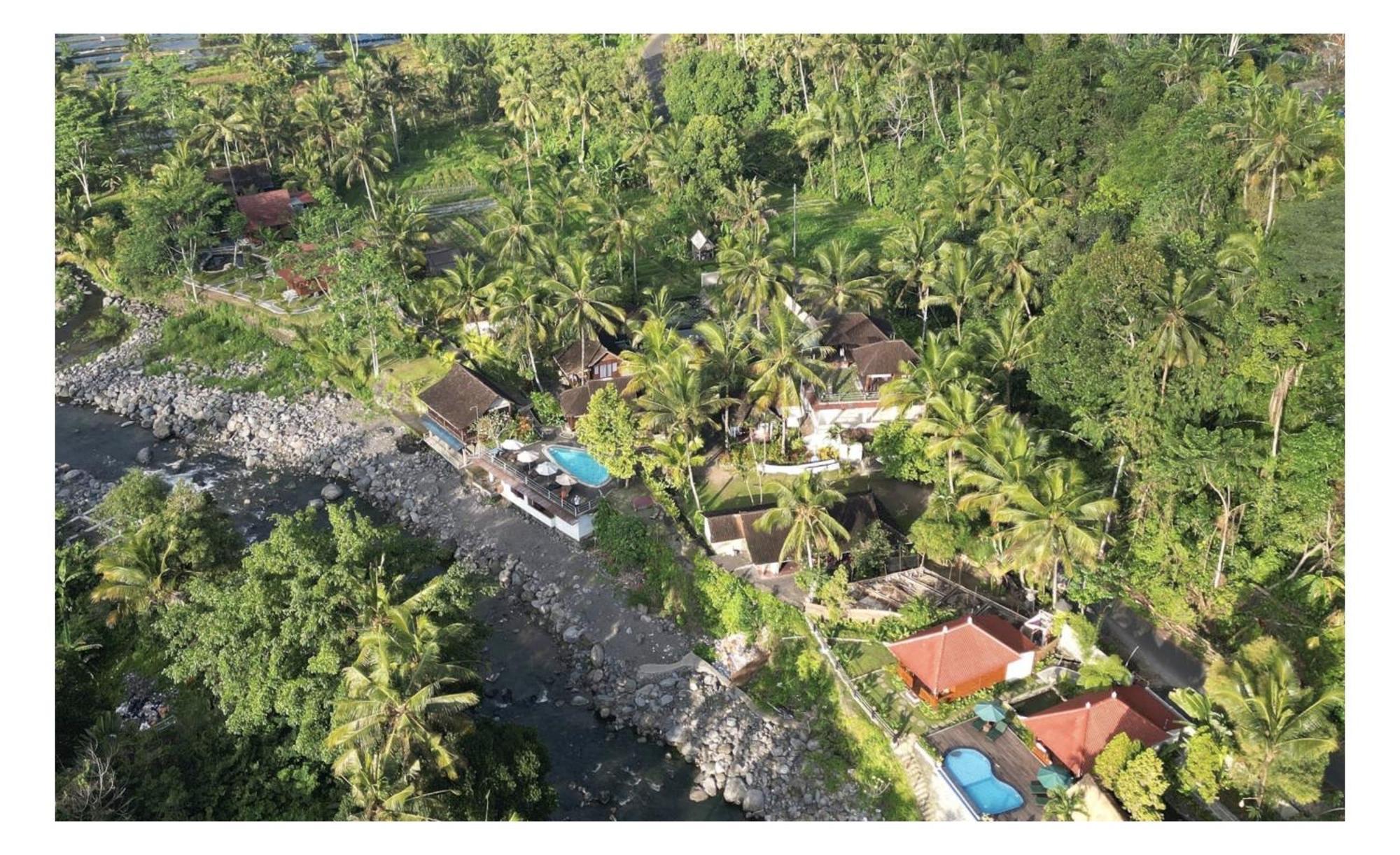 Villa Joglo Tepi Sungai Sidemen  Exterior foto